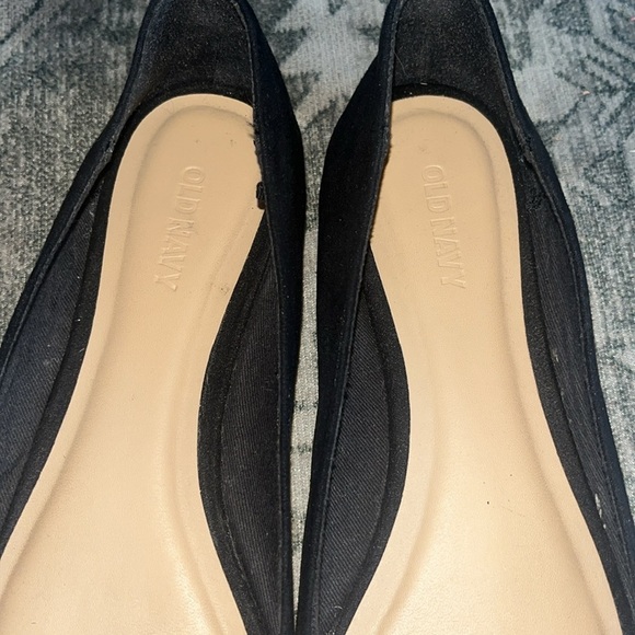 Old Navy women’s Black ballet pointer flats size 7 - Picture 5 of 9